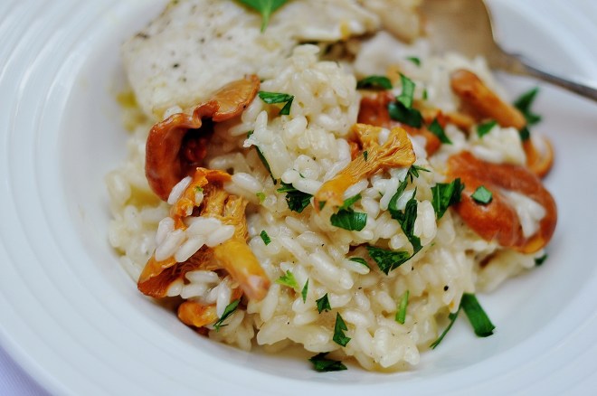 risotto-chanterelles